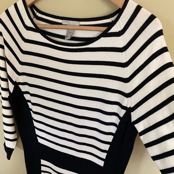 H&M Striped/Colour Block Sweater Knit Dress - Picture 4 of 7